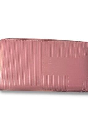 Kate Spade mauve Zip Around Leather Saturday Wallet